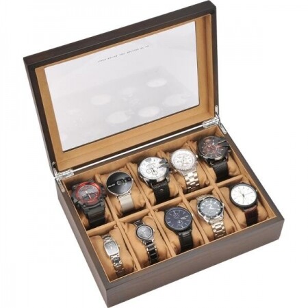 나만의 시계컬렉션 상자 원목 시계보관함 명품케이스 10포켓 홈인테리어 보관함