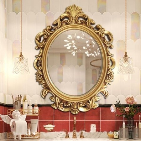 유럽식 아치형빈티지 거울 호텔 욕실 거실인테리어 복고풍 화장대공주 거울