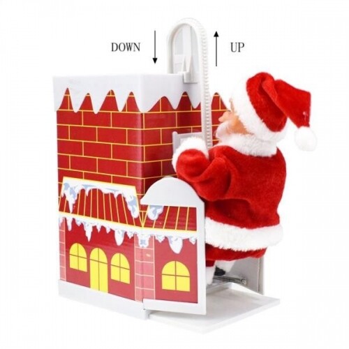 크리스마스 벽타는 산타 굴뚝등반인형 실내야외 업소 인테리어장식품