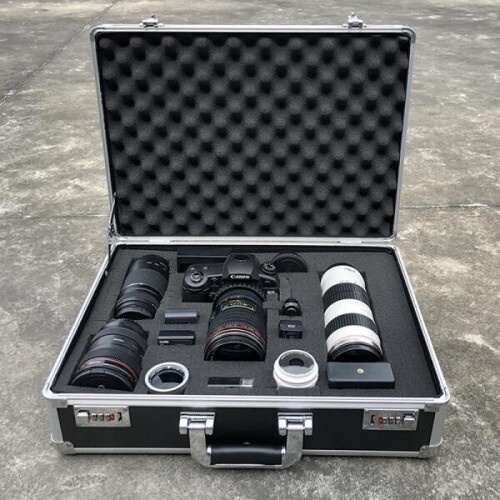 DSLR 카메라 보관 가방 렌즈 방습 충격방지 스폰지 상자 사진 장비 미러리스