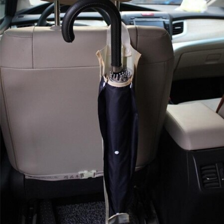 옥스퍼드 우산 가방 수납 커버 차량용 뒷자석 등받이 보관
