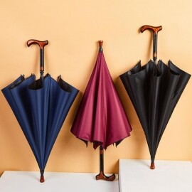 자동 다용도 우산 지팡이 분리형 미끄럼 방지 방풍 대형