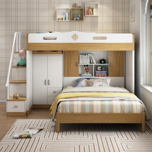 2층침대 성인 벙커 침대 분리형 책상 이층침대 다기능
