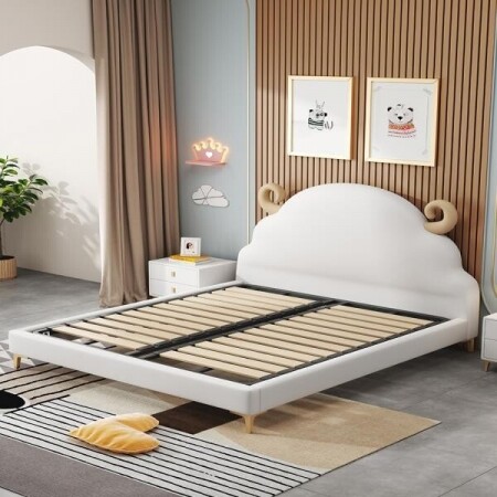 2층침대 성인 벙커 침대 분리형 양 모양 침대 프레임