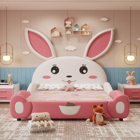 2층침대 성인 벙커 침대 분리형 토끼 침대 프레임