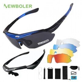 Newboler 2 프레임 편광 된 사이클링 태양 안경