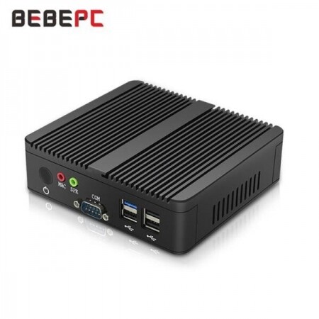 BEBEPC 산업용 팬리스 미니 PC 셀러론 J1900