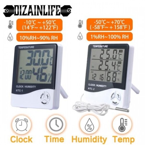 LCD 전자 디지털 온도 습도 측정기 온도 측정기 습도