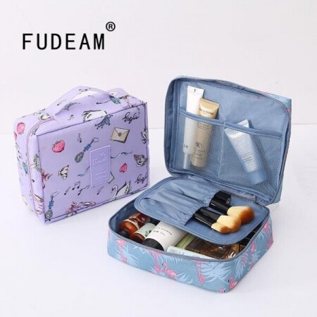 FUDEAM 다기능 여성 야외 스토리지 가방 세면 용품