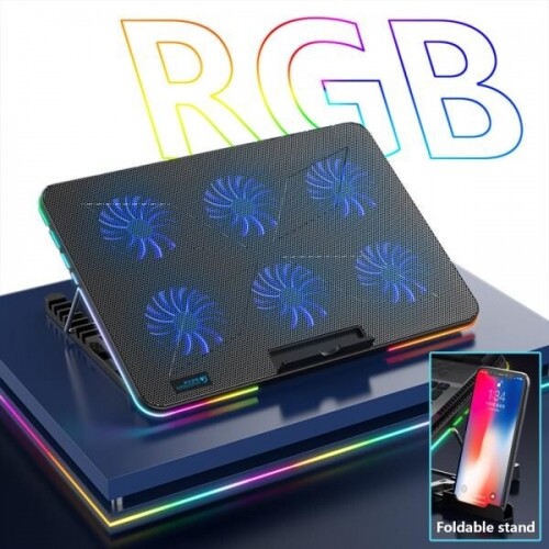 Coolcold RGB 게임용 노트북 쿨러 12-17