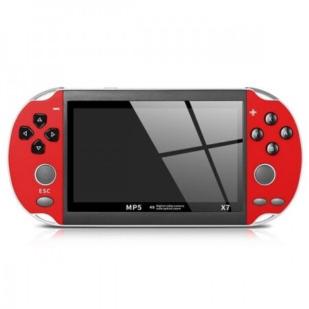 휴대용 게임 플레이어 비디오 콘솔 X7 + 인치 Spu