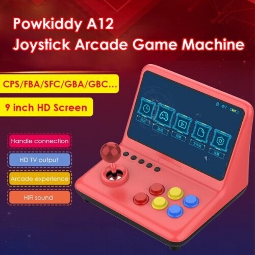 Powkiddy-A12 조이스틱 아케이드 게임 콘솔,