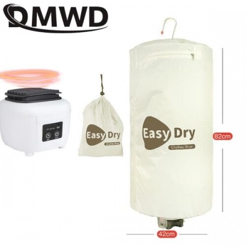 DMWD-휴대용 전기 의류 건조기, 미니 여행 접이식