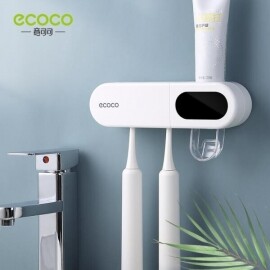 ECOCO 칫솔 살균기 자동 유도 UV 충전식 건조 벽