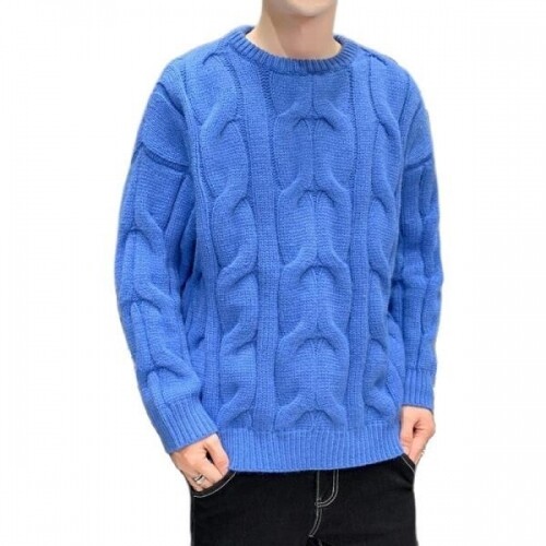 2021 가을/겨울 스웨터, 남자 패션 고품질 트위스트