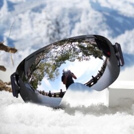 전문 스키 고글 마스크 렌즈 UV400, 성인용 김서림