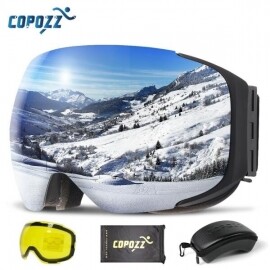 COPOZZ-마그네틱 스키 고글 2s 퀵 체인지 렌즈