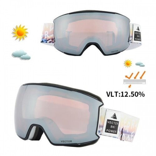 OTG 스키 고글 스노우 안경 UV400, 김서림 방지