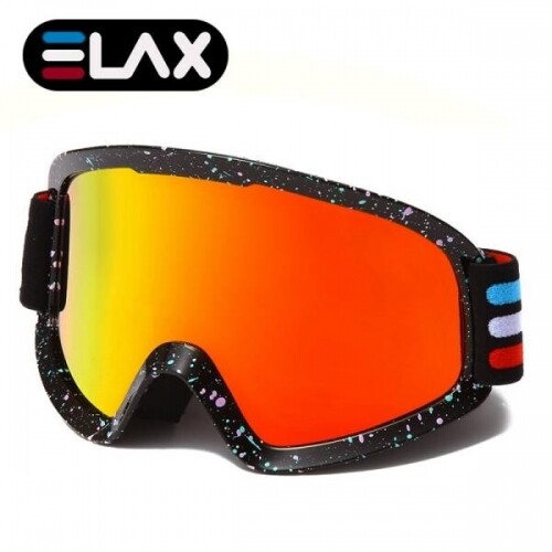 ELAX-이중 안개 방지 스키 고글, 야외 스포츠 스노