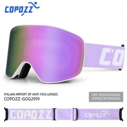 COPOZZ-브랜드 스키 고글 남녀 공용 더블 레이어