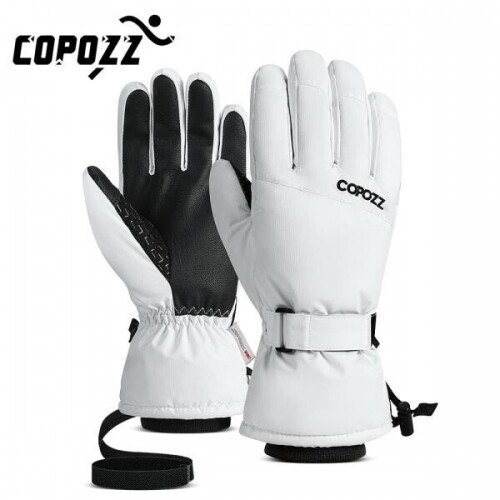 COPOZZ-남성 여성 스키 장갑, 초경량 방수 겨울