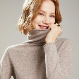 2021 가을/겨울 여성 스웨터 터틀넥 캐시미어 스웨터