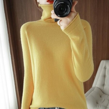 2021 가을 겨울 신제품 여성 캐시미어 스웨터, 루즈