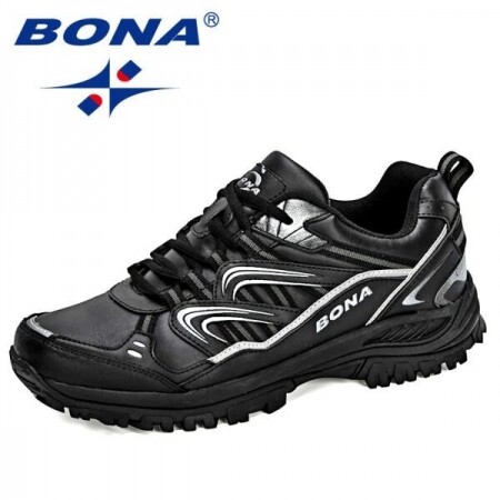BONA-새로운 디자이너 하이킹 신발, 남성 산악 등산