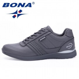 BONA-새로운 핫 스타일 남성 워킹 신발, 레이스업