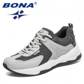 BONA-새로운 디자이너 러닝 트레이닝 신발, 남성 스