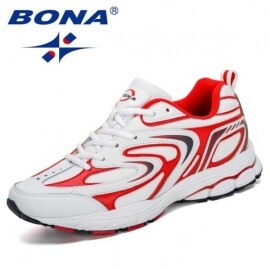 BONA-새로운 디자이너 암소 분할 남성 러닝 신발,