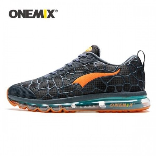 ONEMIX-새로운 스타일 남성 러닝 신발, 야외 가죽