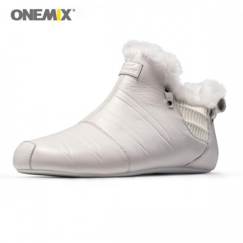 ONEMIX-2020 겨울 부츠, 검정색 신발, 따뜻한