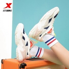 Xtep-여성용 러닝화, 가벼운 통기성 캐주얼 신발,