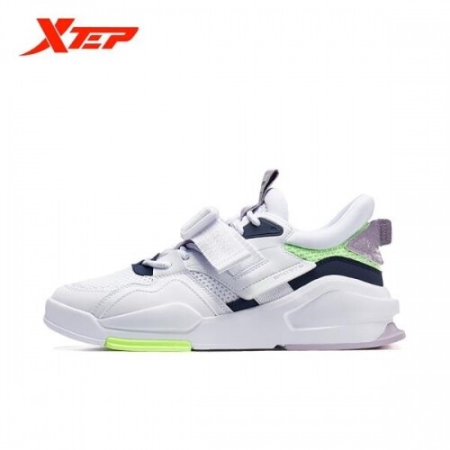 Xtep-스케이트보드 캐주얼 신발 여성용, 패션 스니커
