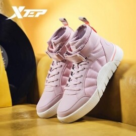 Xtep-여성용 신발, 하이 탑 스니커즈, 2020 년