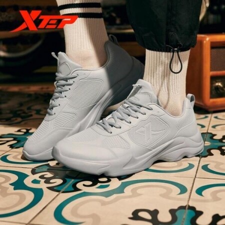 Xtep-남성 캐주얼 신발, 남성 스니커즈, 그물 신발