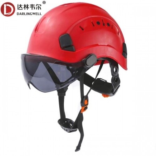 고글과 안전 헬멧 바이저 야외 등산 승마 보호 헬멧 작