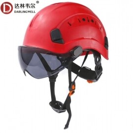고글과 안전 헬멧 바이저 야외 등산 승마 보호 헬멧 작