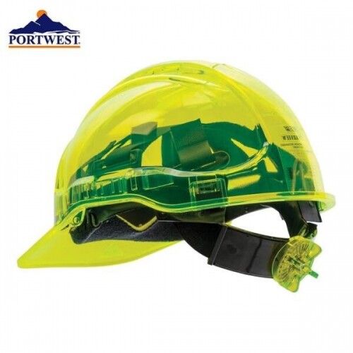 Portwest-PV60 안전 헬멧, 피크 뷰, 환기