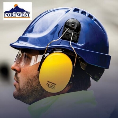 Portwest-PW55 지구력 바이저 헬멧, ABS