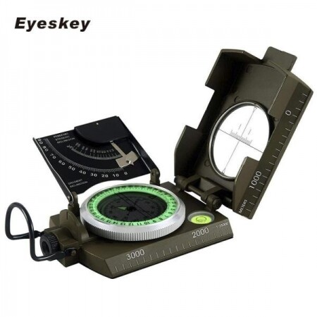 Eyeskey-다기능 야외 생존 군사 나침반, 캠핑 방