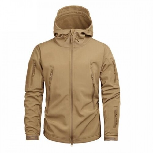 남성용 전술 재킷 소프트 쉘 자켓 군사 후드 코트 방수