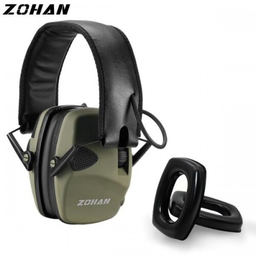 ZOHAN-소음 방지 전자 귀마개, 사냥용 귀마개, 교