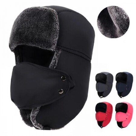 스웨크 유니섹스 눈 따뜻한 남성용 겨울 모자, 귀 보호