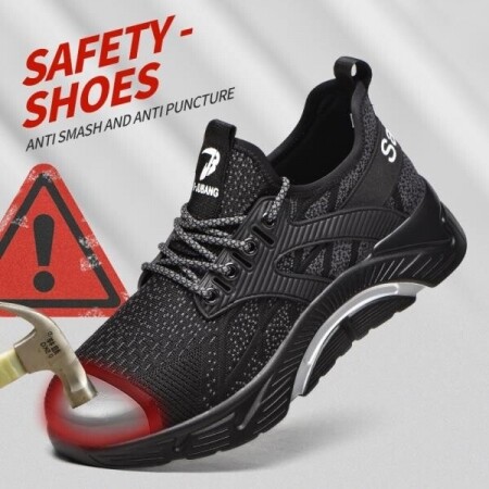 패션 안전 신발, 충격 흡수 압축 미끄럼 방지 내마모성