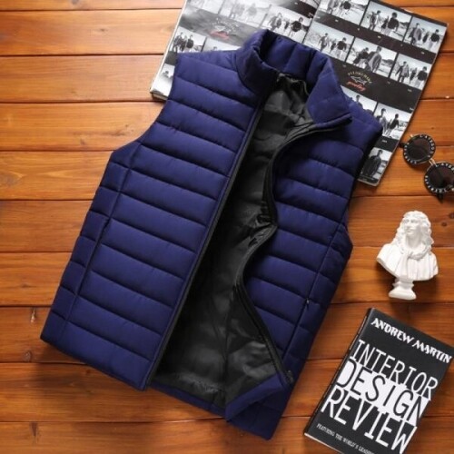 남성 자켓, 민소매 조끼, 겨울 패션 남성 코튼 패딩