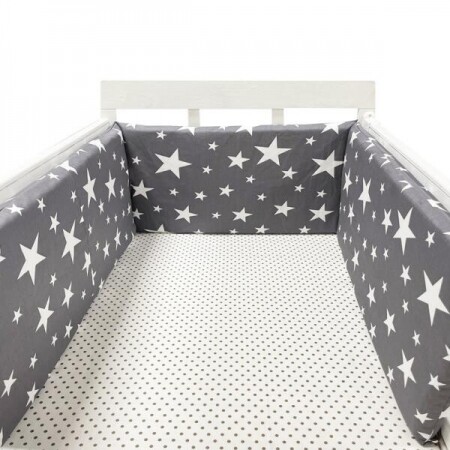 북유럽 별 디자인 베이비 침대 범퍼 침대 쿠션