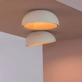 침실 개성 현대 미니멀 나뭇결 천장 램프