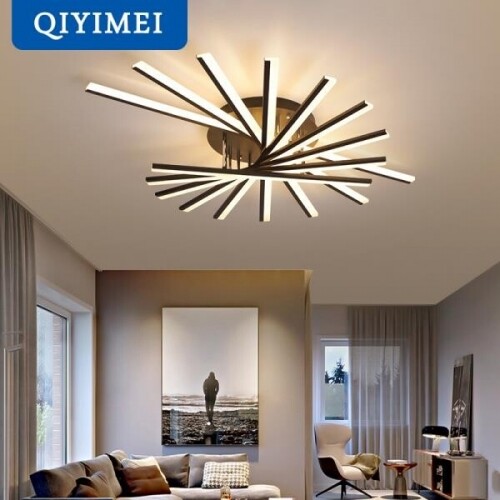 현대 LED 샹들리에 거실 침실 램프 실내광택 조명